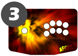 aegis arcade joystick blue panel layout 3